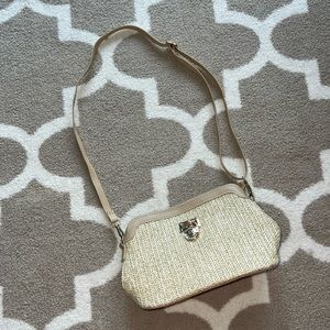 New rattan handbag purse